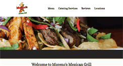 Desktop Screenshot of morenosmexicangrillaz.com